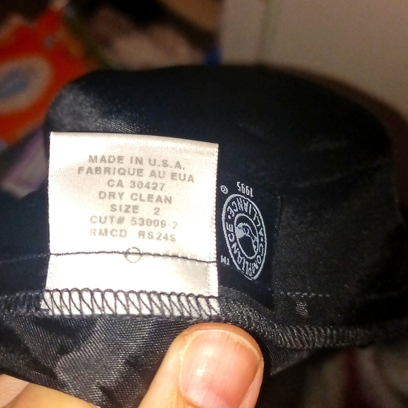 LAUNDRY by SHELLI SEGAL-EUC-BLACK-DRESS- TULLE-UNDER-SWEETHEART NECKLINE-BELTED - Picture 8 of 9